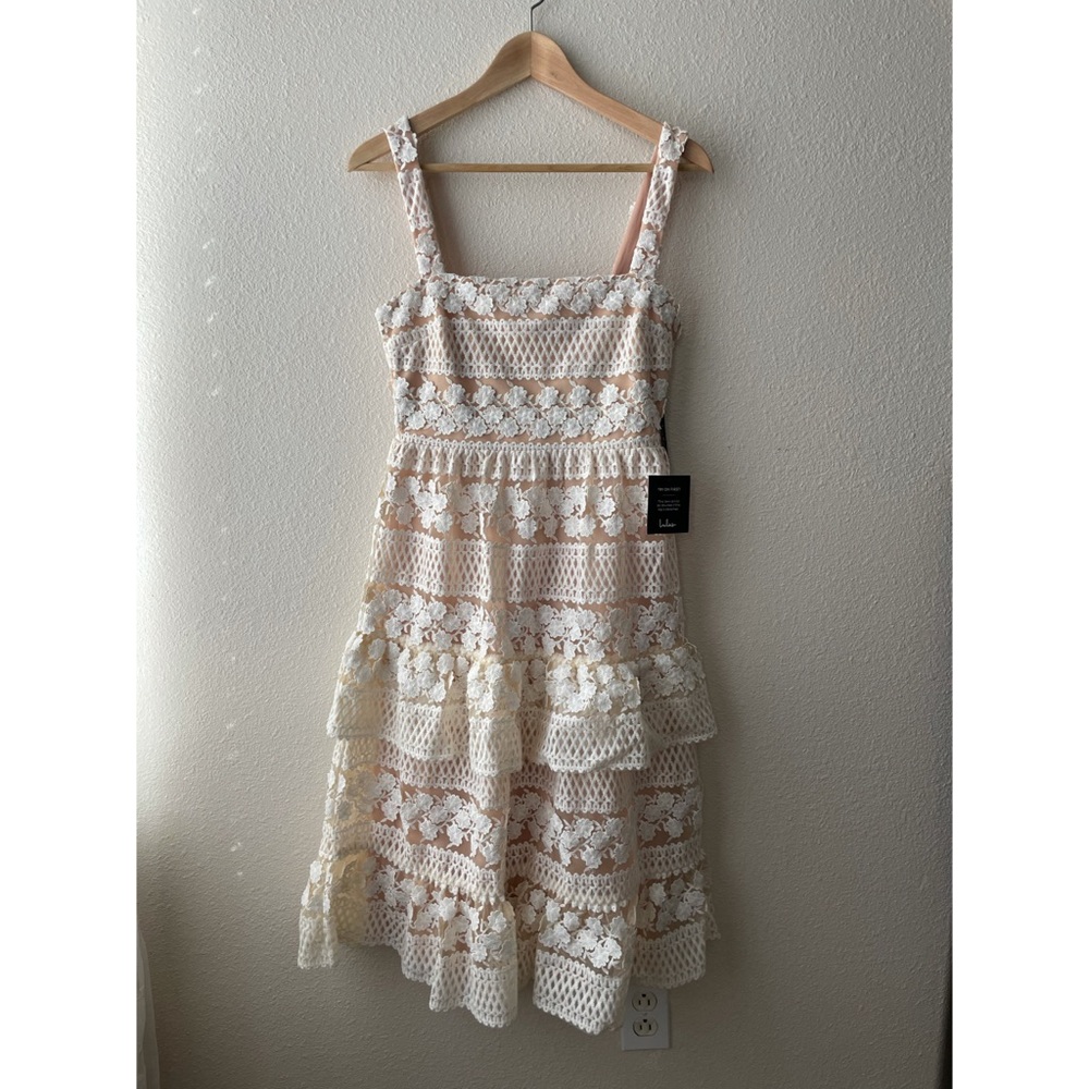 white Lacy Dress